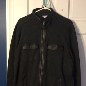 Calvin Klein French ribbed zip jacket